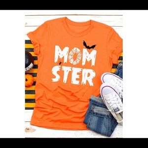 Cute Halloween Mom-ster tee